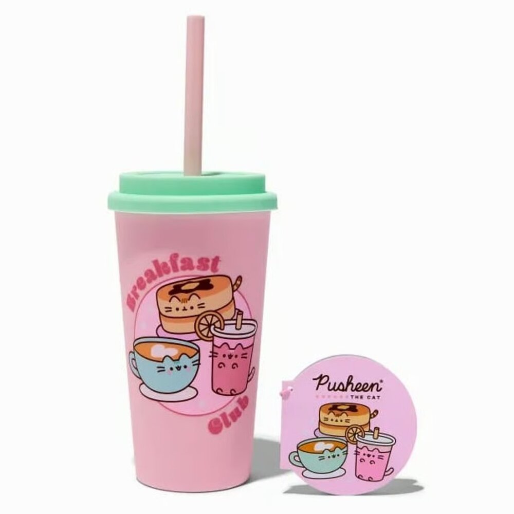 Brand NWT! Pusheen Breakfast Club Tumbler